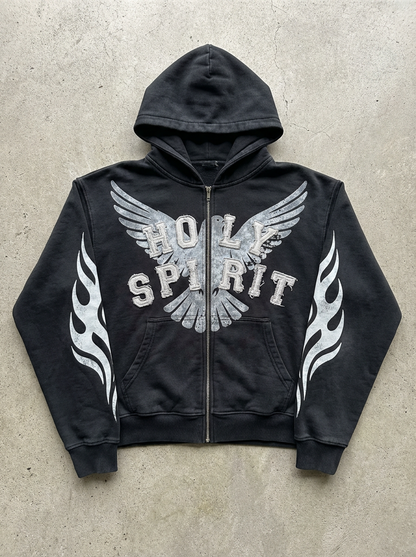 OPAQUE SPIRIT – Holy Spirit Winged Zip Hoodie