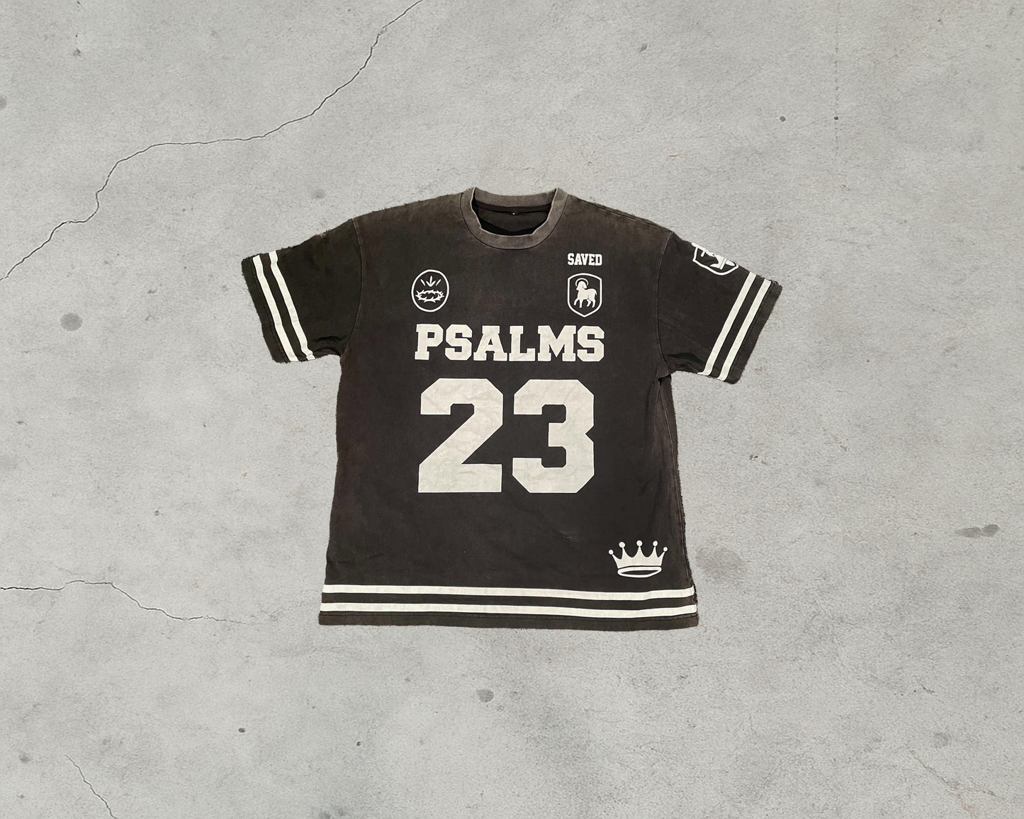 Psalm 23 Tee Jersey (Black)