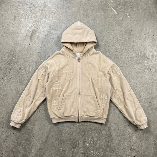 OPAQUE SPIRIT – Sandstone Covenant Zip Hoodie